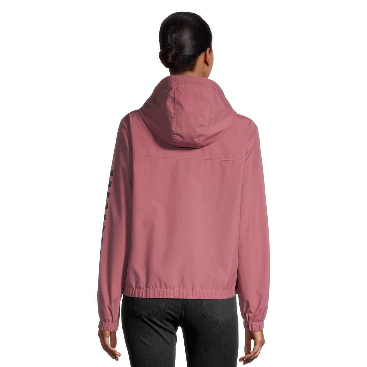 Vans Women's Kastle Check Me Jacket Hooded Windbreaker Jacket