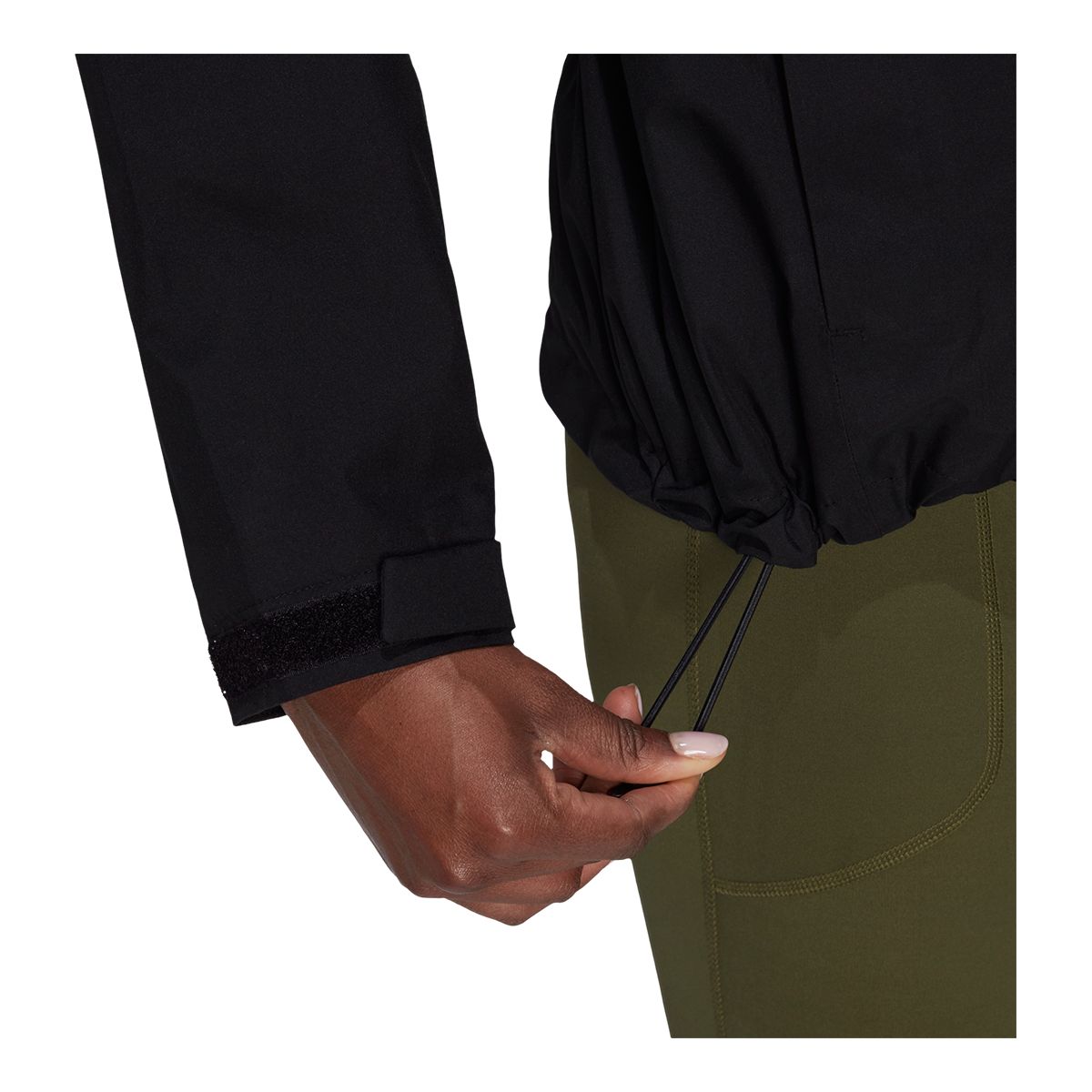 adidas Women's Terrex Multi RAIN.RDY Hooded Rain Jacket, Waterproof, Breathable, Shell