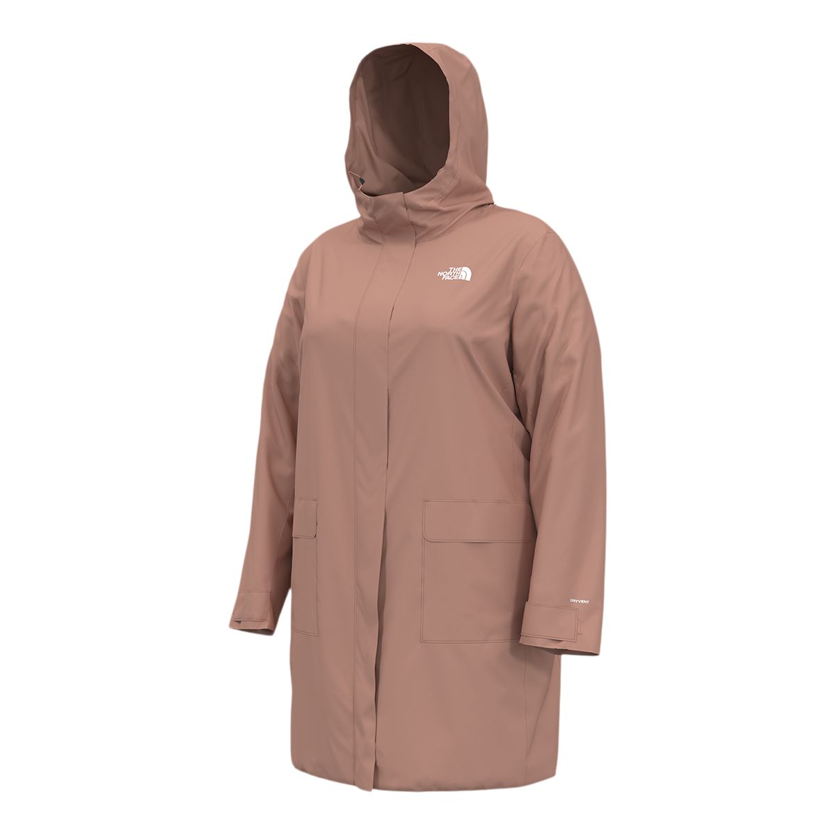 The North Face Women's Plus Size City Breeze II Hooded Rain Parka