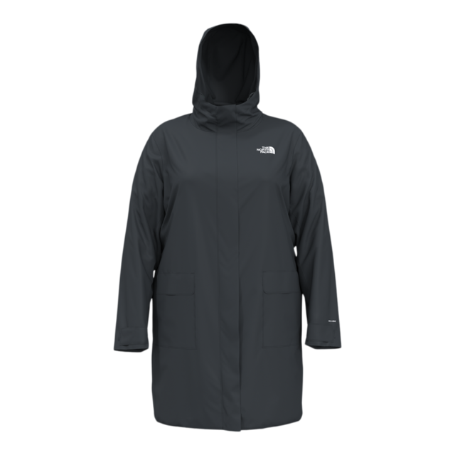 The North Face Women's Plus Size City Breeze II Hooded Rain Parka
