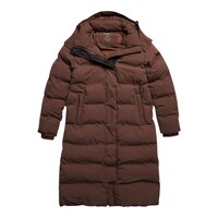 Superdry Women's Train Longline Padded Jacket Front_Flat