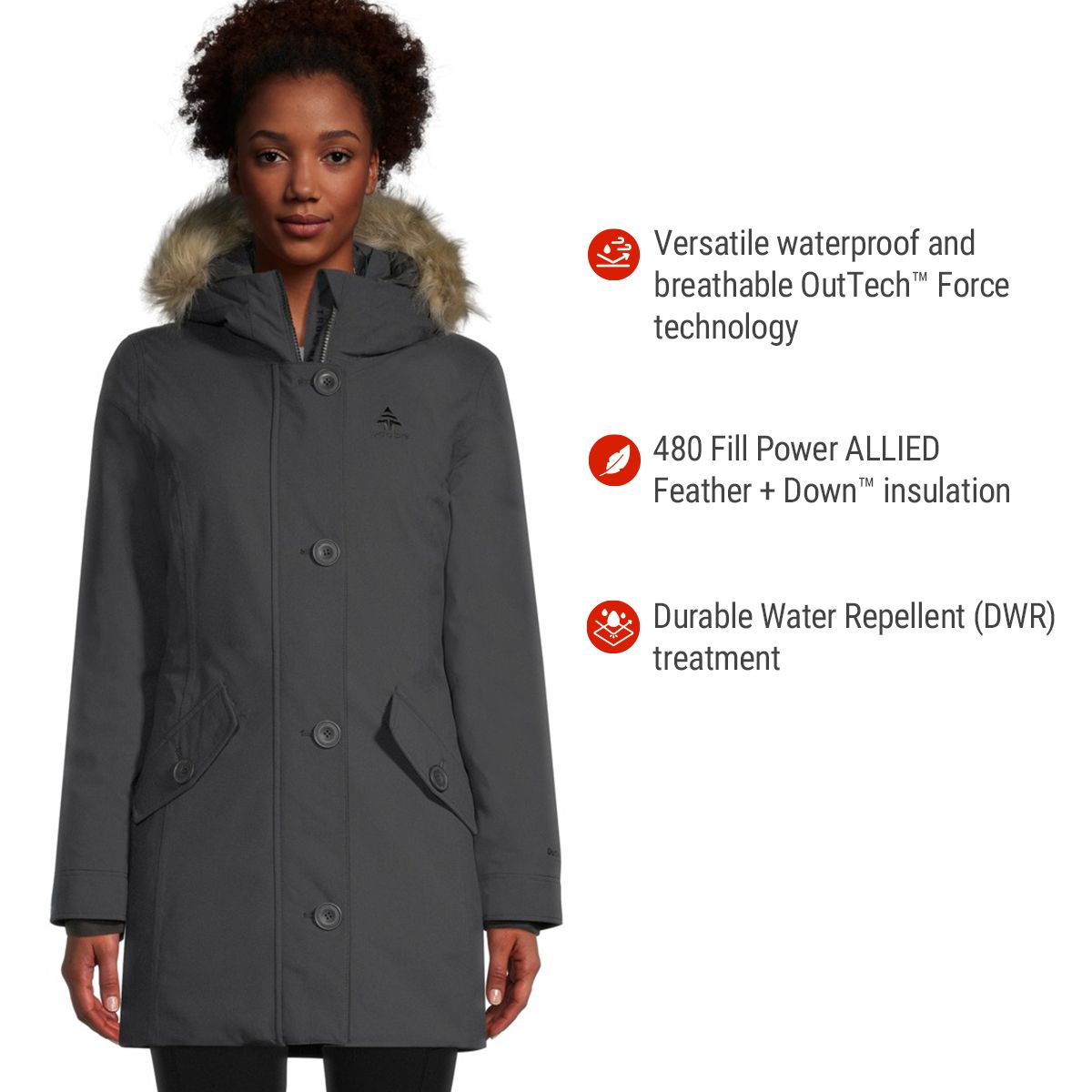 Woods Women's Finlayson Down Parka