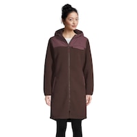 Woods Women's Erris Sherpa Long Fleece Jacket Front_Flat