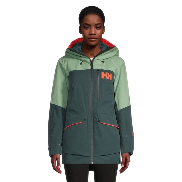 Helly Hansen Women's Powchaser Lifaloft Winter Ski Jacket, Insulated, Hooded, Waterproof