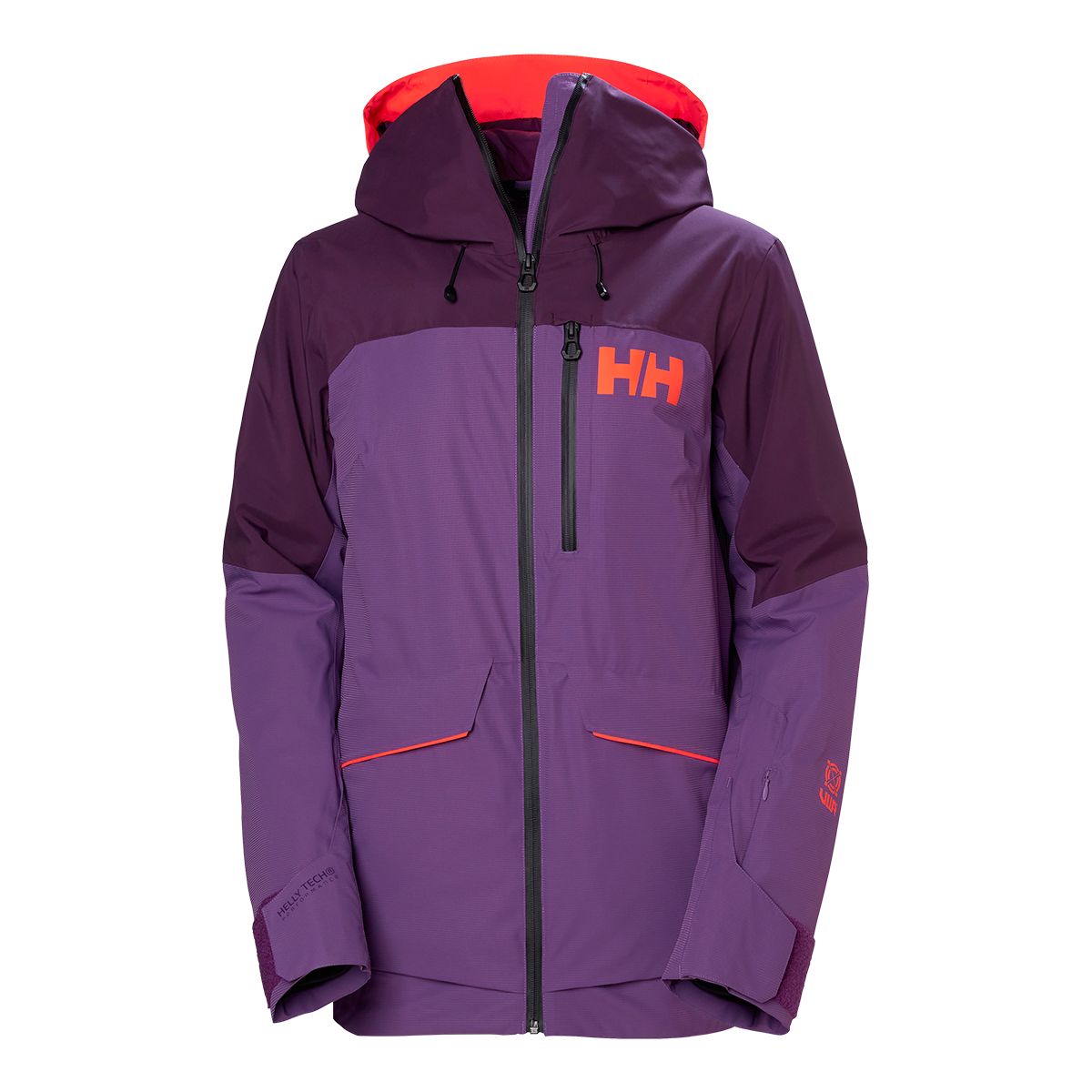 Helly Hansen Women's Powchaser Lifaloft Winter Ski Jacket, Insulated, Hooded, Waterproof