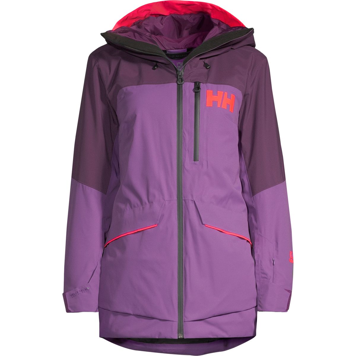 Helly Hansen Women's Powchaser Lifaloft Winter Ski Jacket, Insulated, Hooded, Waterproof