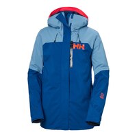 Helly Hansen Women's Powshot Winter Ski Jacket, Insulated, Hooded, Waterproof Front_Flat