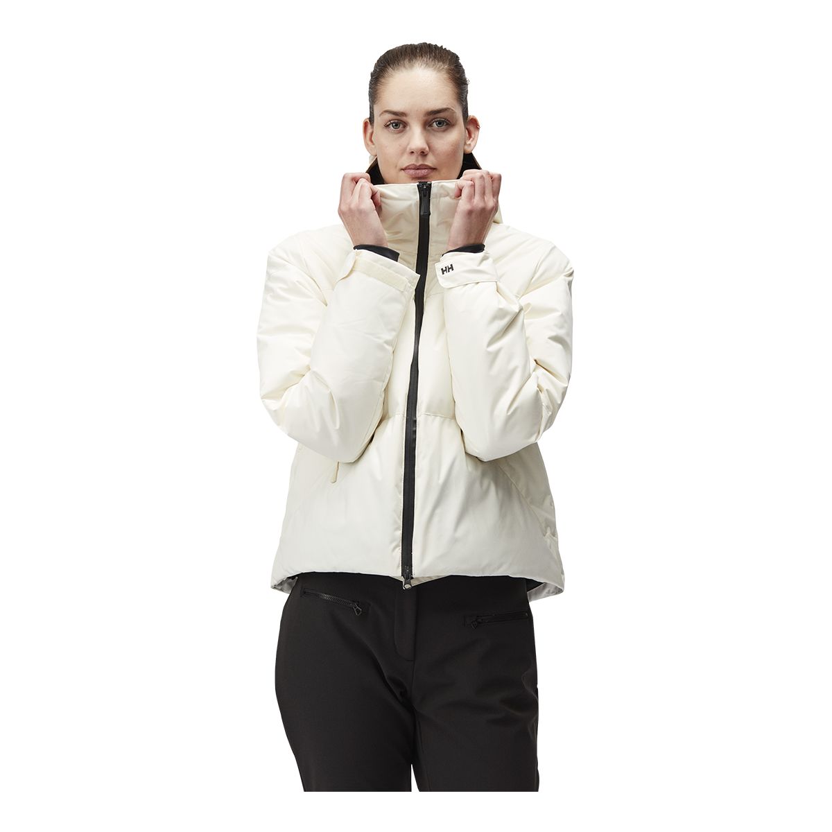 Helly Hansen Women's Nora Short Winter Puffer Ski Jacket, Insulated, Hooded, Waterproof