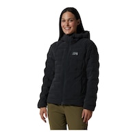 Mountain Hardwear Women's Down Jacket Front_Angled_Left