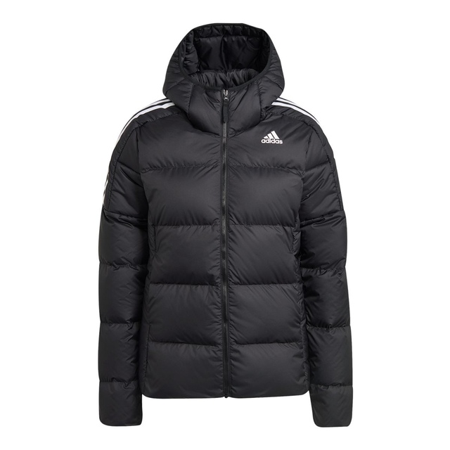 adidas Women's Essentials Mid Winter Jacket, Long, Insulated Synthetic, Hooded