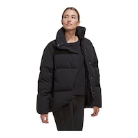 adidas Women's Big Baffle Jacket Front_Angled_Right