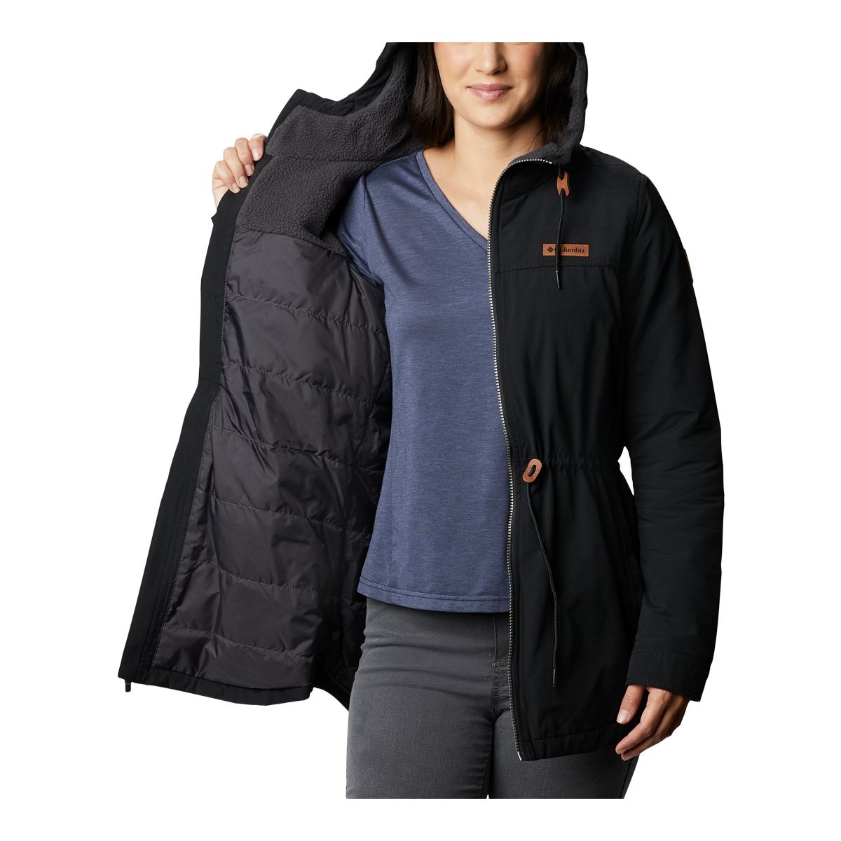 Columbia Women's Chatfield Hill Plaid Fleece-Lined Utility Jacket :  : Clothing, Shoes & Accessories