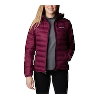 Columbia Women's Lake 22 Down Hooded Jacket Front_Flat