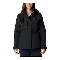 Columbia Women's Hadley Trail Waterproof Insulated Jacket Front_Flat