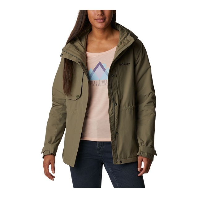 Columbia Women's Hadley Trail Waterproof Insulated Jacket Atmosphere