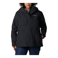 Columbia Women's Hadley Trail Waterproof Insulated Jacket Front_Flat