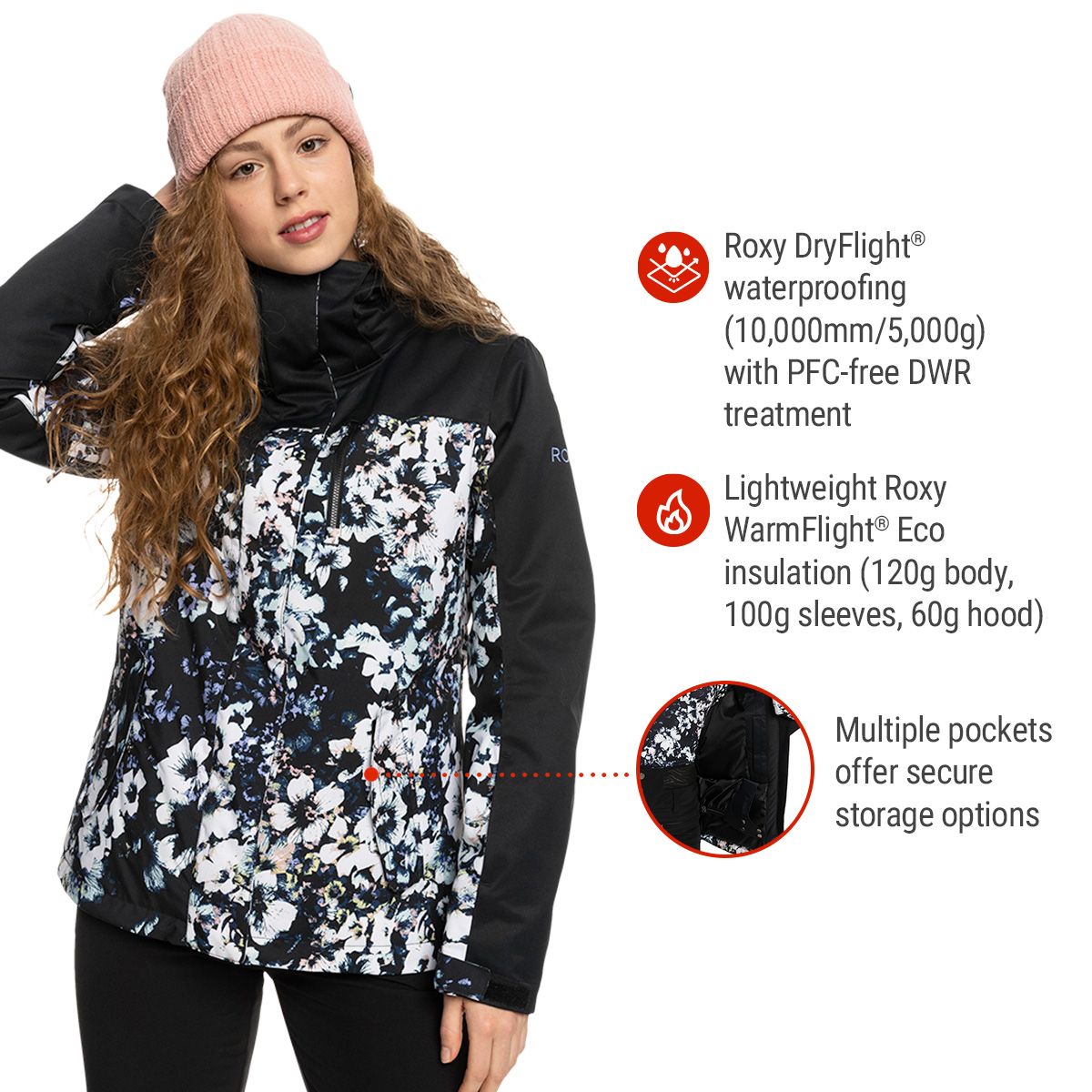 Roxy Women's Jetty Block Insulated Jacket