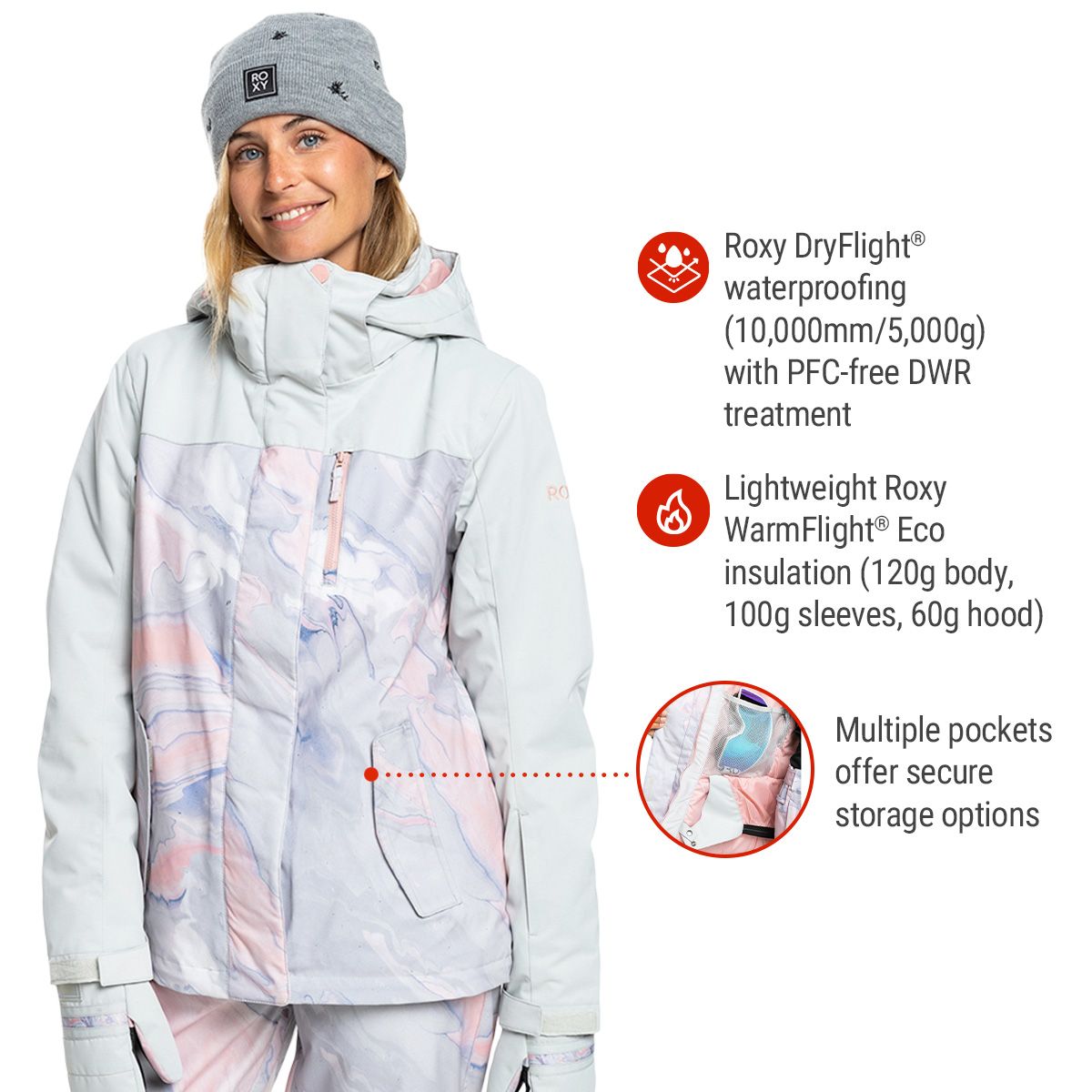 Roxy Women's Jetty Block Insulated Jacket