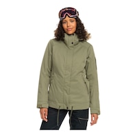 Roxy Women's Meade Insulated Jacket Front_Flat
