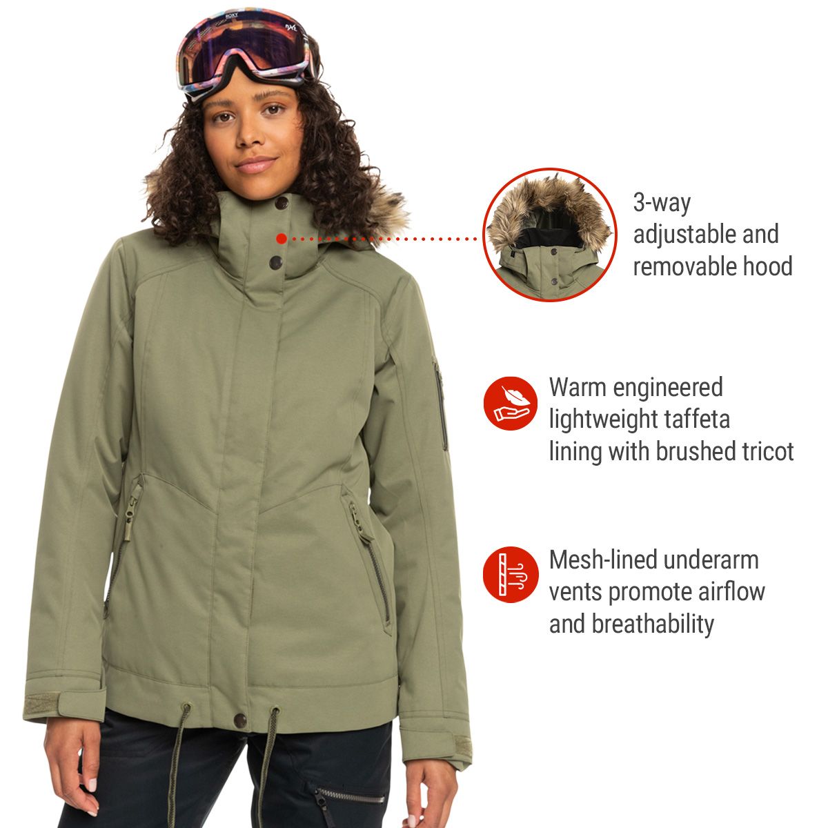 Roxy Women's Meade Insulated Jacket