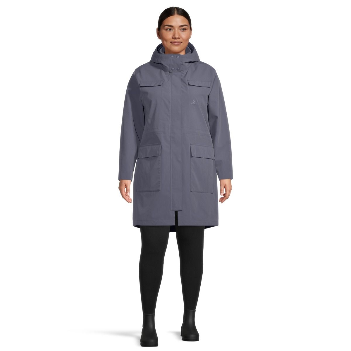 Ripzone Women's Rundle Springs Plus Size Breathable Water-Resistant Hooded Jacket