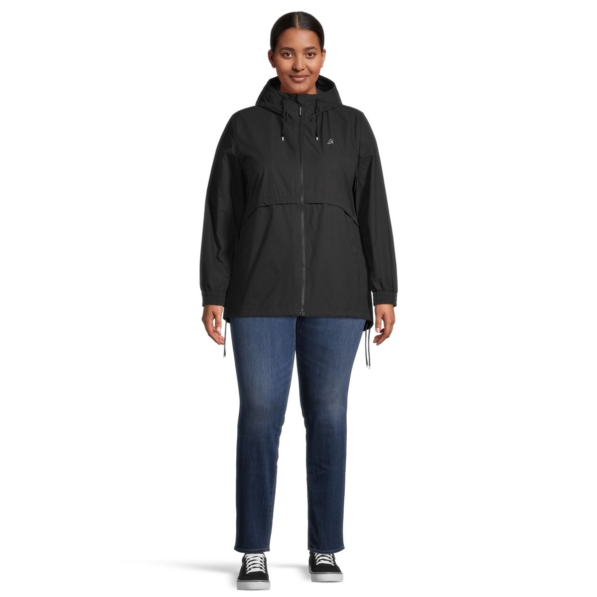 Ripzone Women's Capilano Plus Size Lightweight Water-Resistant Windbreaker Jacket