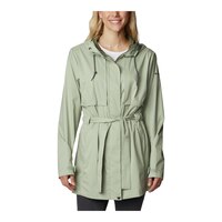 Columbia Women's Pardon My Trench Rain Jacket Front_Flat