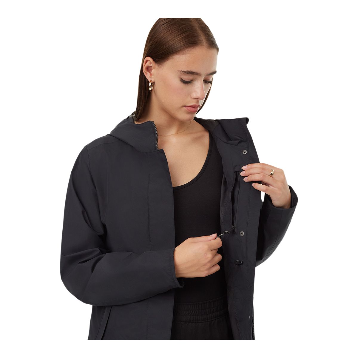 tentree Women's Nimbus Long Rain Jacket