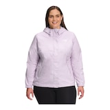 The North Face Women's Plus Size Antora Waterproof Jacket Front_Flat