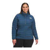 The North Face Women's Plus Size Belleview Stretch Down Jacket Front_Flat