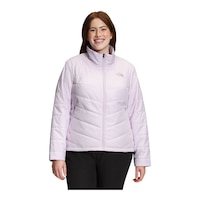 The North Face Women's Plus Size Tamburello Insulated Jacket Front_Flat