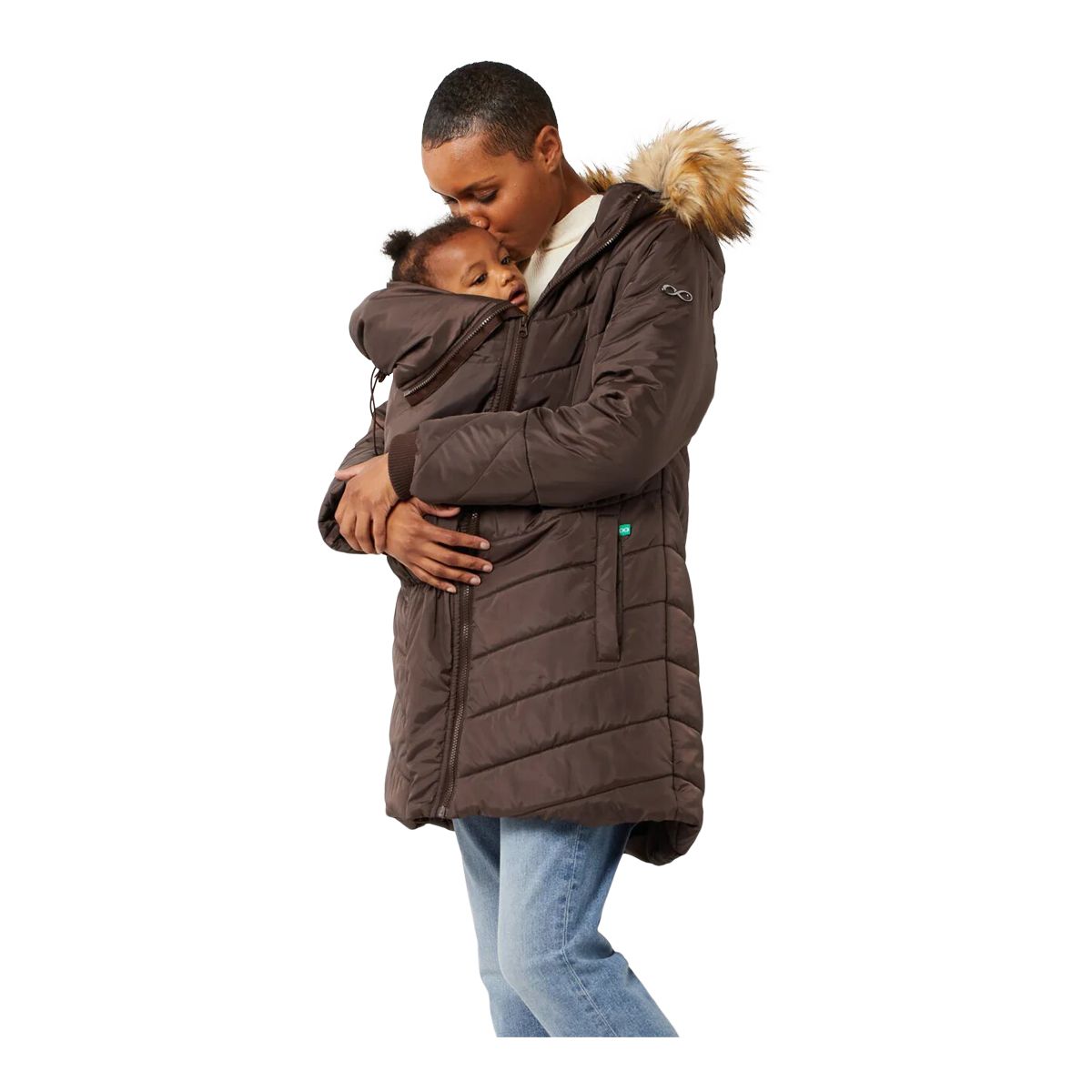 Lexi - 3in1 Maternity Coat With Removable Hood - Modern Eternity