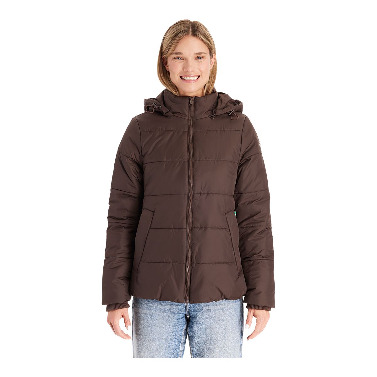 Quilted Coat with Belly Extender - Thyme Maternity