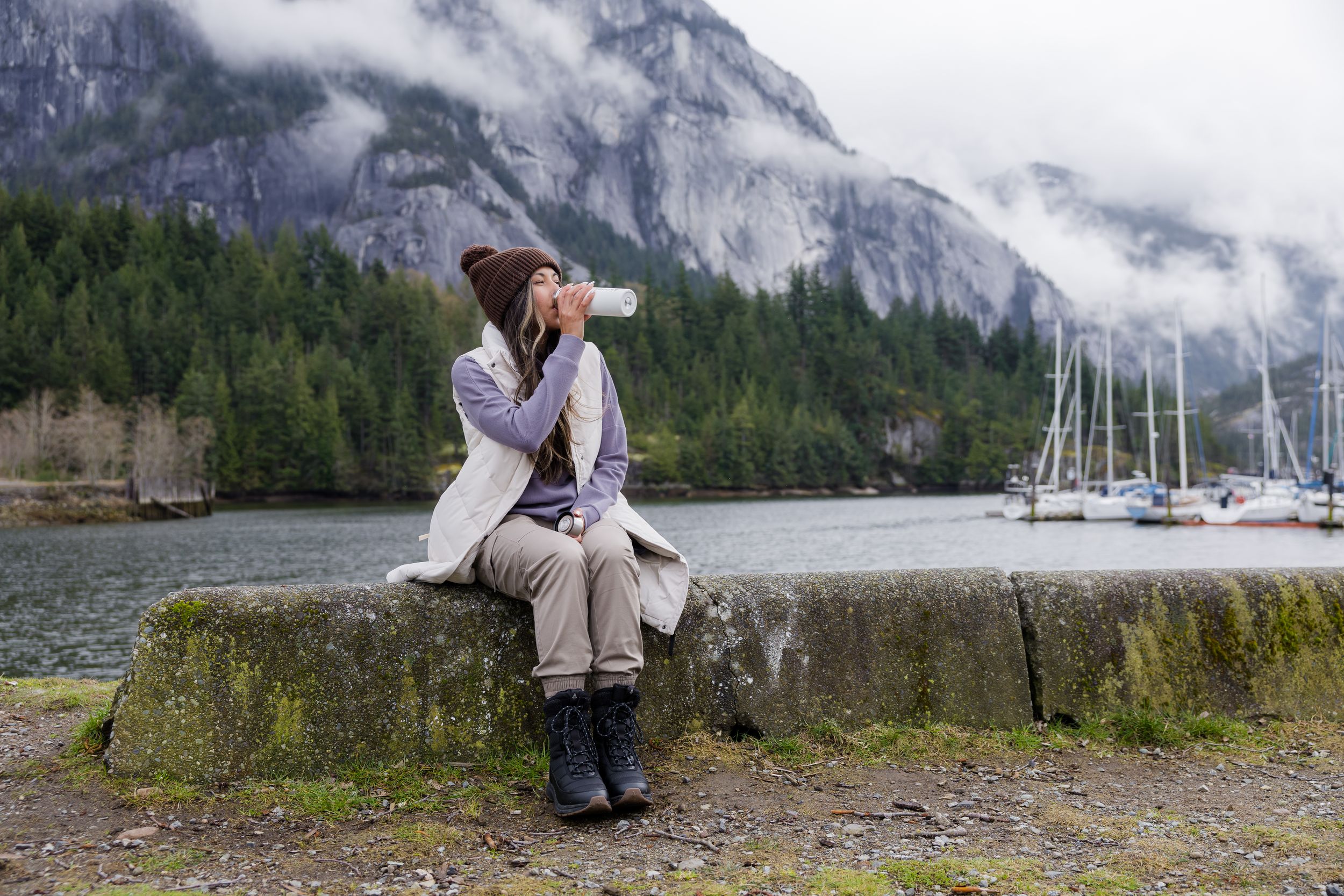 Woods Women's Lipsett Down Baffled Vest