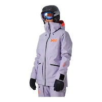 Helly Hansen Women's Powderqueen 3.0 Ski Jacket Front_Three_Fourths_Angled_Left
