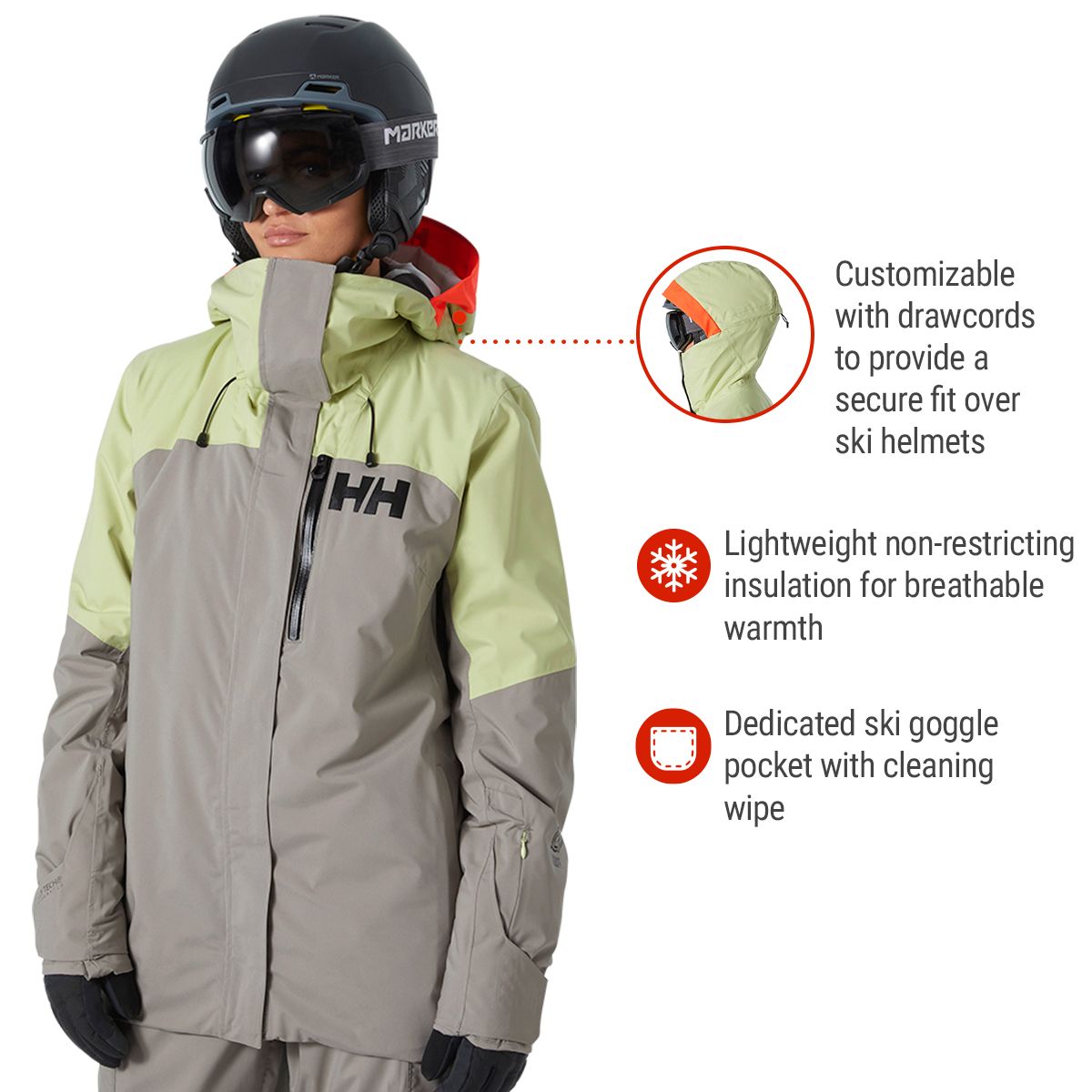 Helly Hansen Women's Powshot Waterproof Jacket