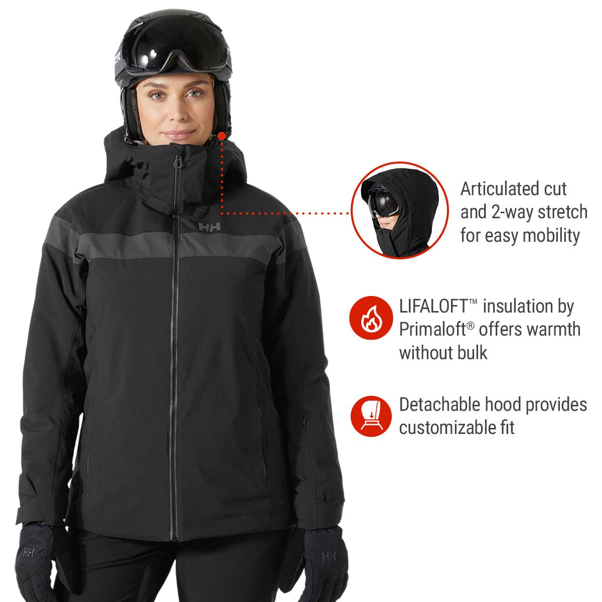 Helly Hansen Women's Motionista Lifaloft Ski Jacket