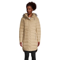 Columbia Women's Belle Isle Medium Down Jacket Front_Flat