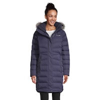 Columbia Women's Belle Isle Medium Down Jacket Front_Flat