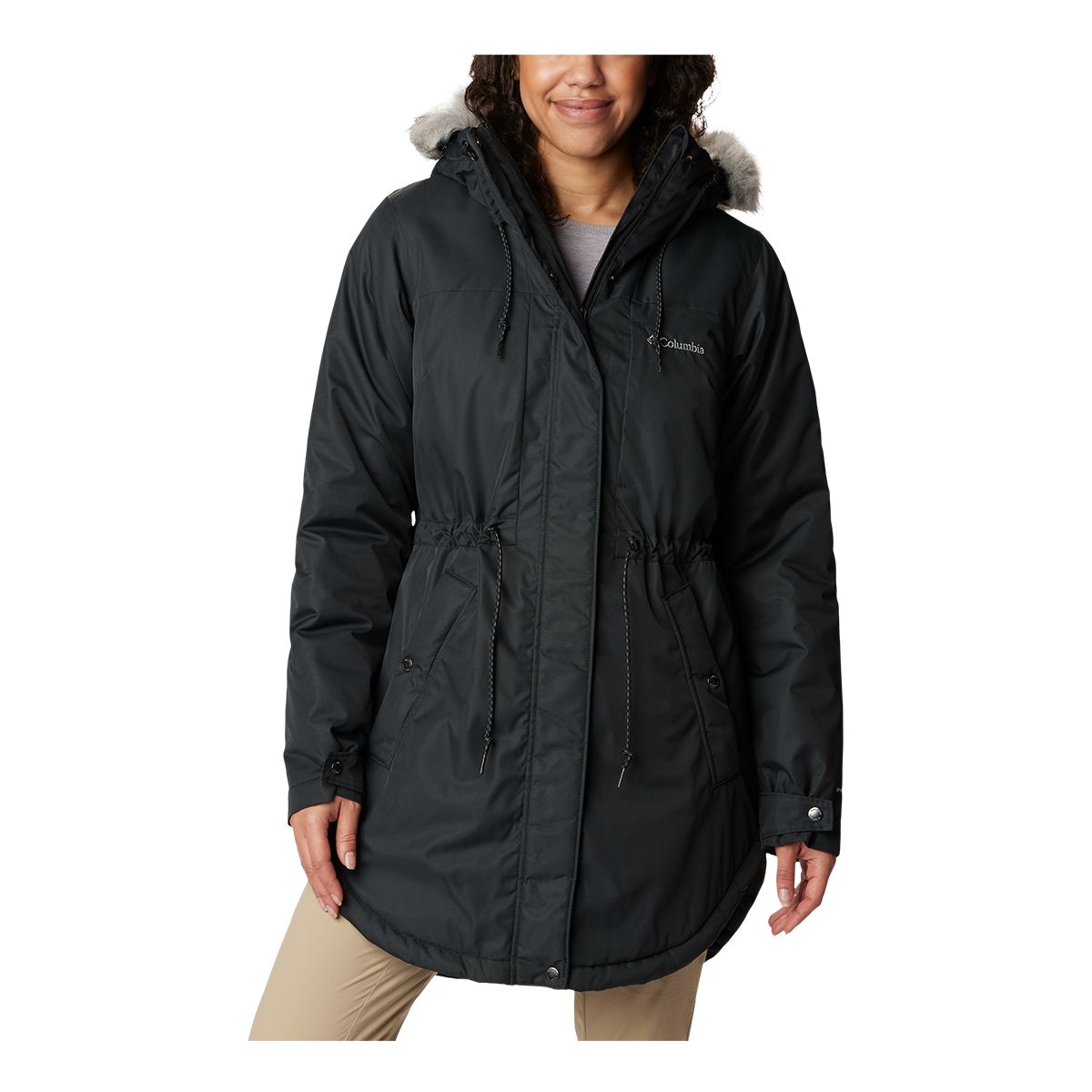 NEW Columbia Womens Suttle Mountain II Insulated Winter Jacket black 1X