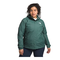 The North Face Women's Plus Size Antora Jacket Front_Angled_Right