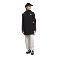 The North Face Women's Shelbe Raschel Water-Resistant Long Jacket Front_Flat