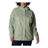 Columbia Women's Plus Size Arcadia Jacket Front_Flat