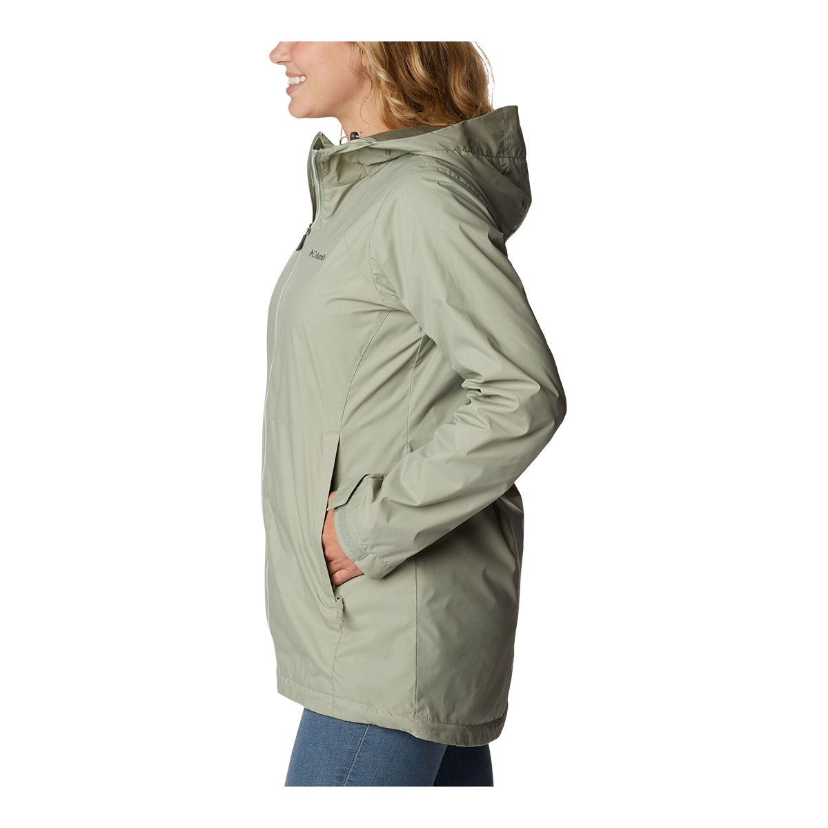 Women's switchback lined hot sale long jacket