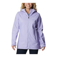 Columbia Women's Switchback Omni-TECH™ Lined Rain Jacket Front_Flat