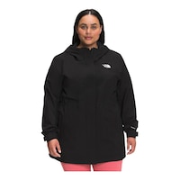 The North Face Women's Plus Size City Breeze Jacket Front_Flat