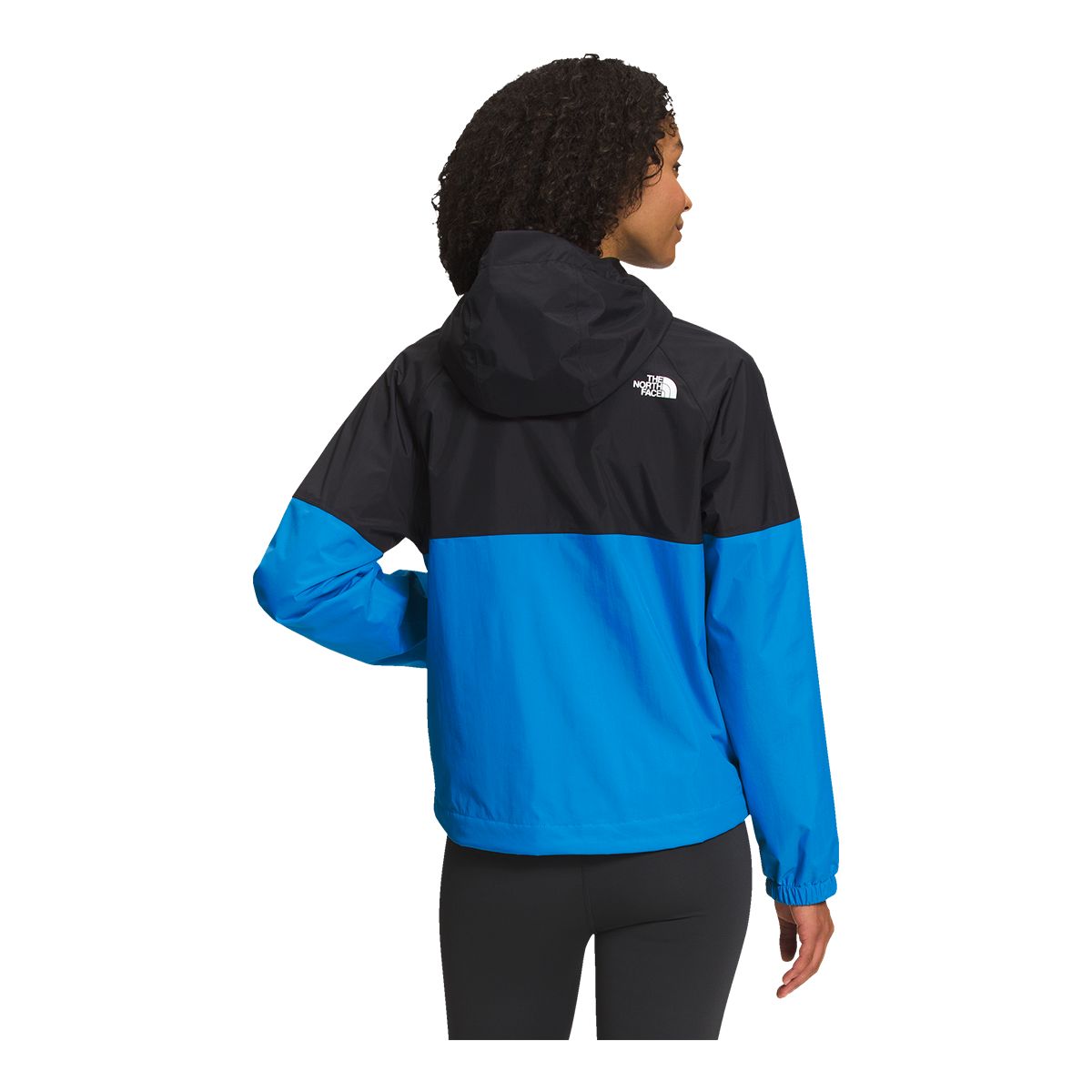 The North Face TNF Hyvent 2.5L Zip Up Rain Jacket womens size Small Teal