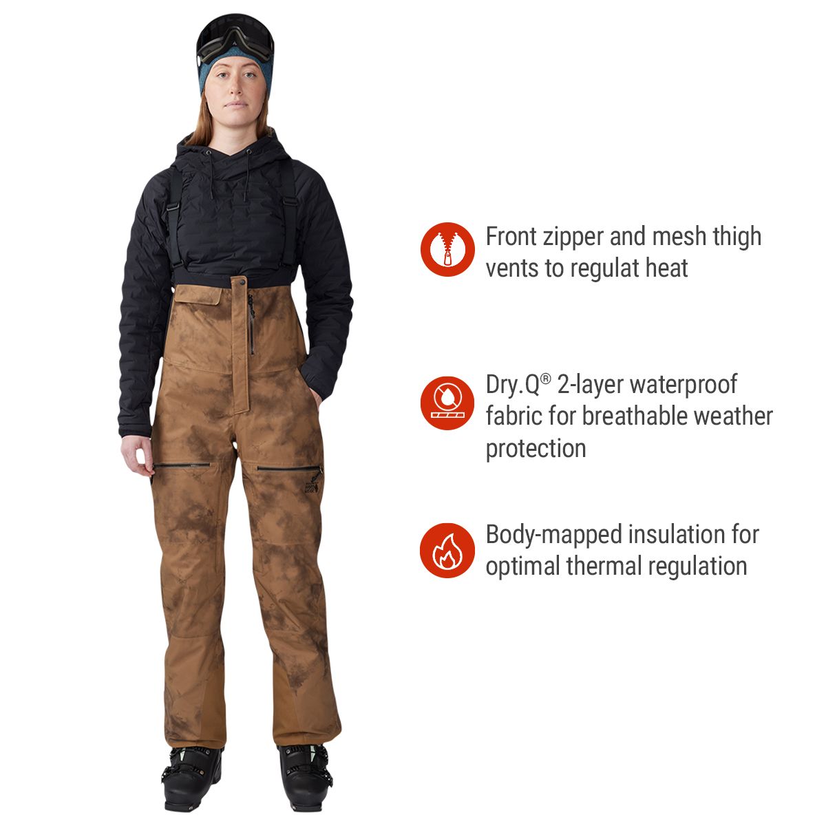 Mountain Hardwear Women's Powder Maven Bib Pants