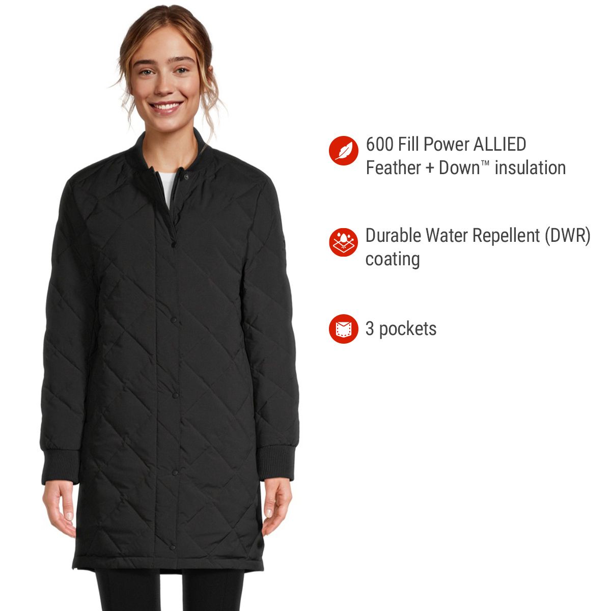 Woods Women's Bering Quilted Insulated Jacket