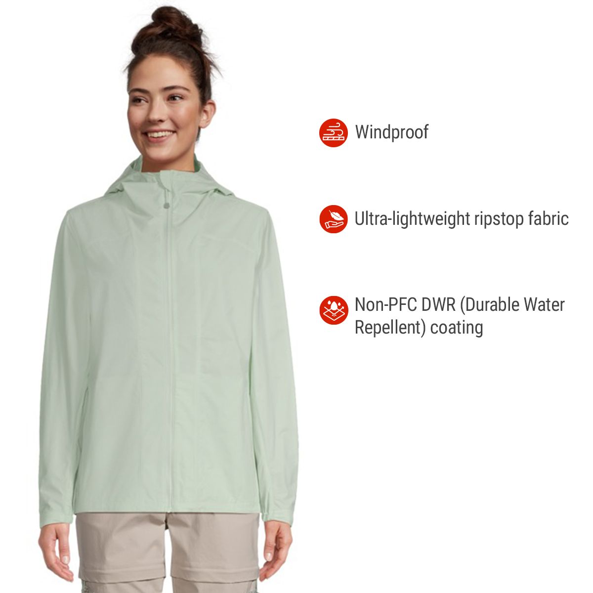 Woods Women's Roche 2.0 Trek Windbreaker Jacket